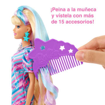 Barbie Totally Hair Pelo extralargo Estrella - Imagen 3 de 6