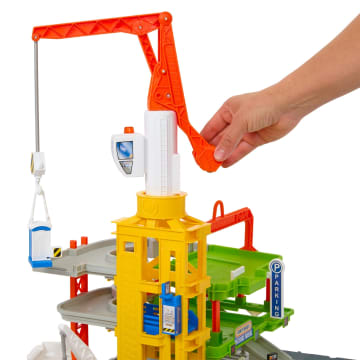 Conjunto De Juego De Construcción De Action Drivers De Matchbox Con Luces Y Sonidos Y 1 Vehículo De Construcción