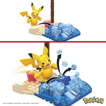 Mega Pokémon Pikachu Divertimento In Spiaggia