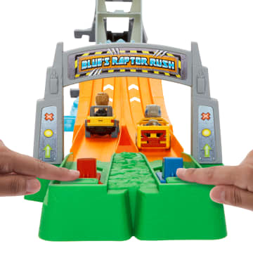 Hot Wheels Racerverse Jurassic Pist Seti  Ve 2 Oyuncak Metal Araç - Image 3 of 6