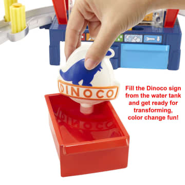 Disney and Pixar Cars Color Change Dinoco Car Wash Playset - Image 4 of 6