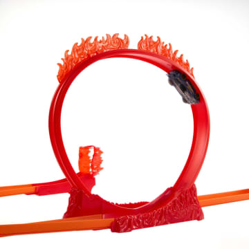 Hot Wheels Track Builder Acrobacias De Fuego