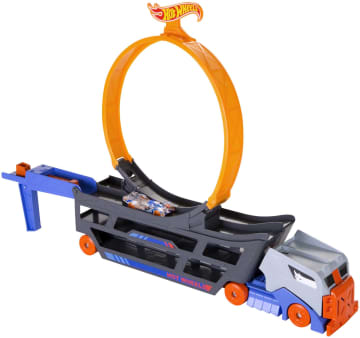 Грузовик Hot Wheels Сити Мертвая петля (с хранилищем для машинок)