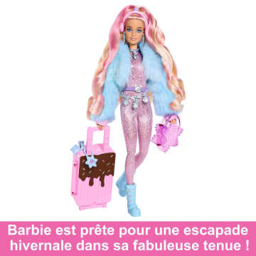 Barbie -Barbie Extra Cool-Poupée voyage en tenue d’hiver