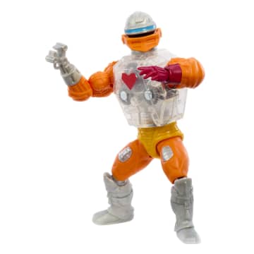 Masters of the Universe Origins Roboto Actiefiguur, verzamelspeelgoed superhelden, 14 cm