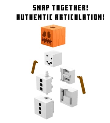 Minecraft Fusion Figures Snow Golem Figure