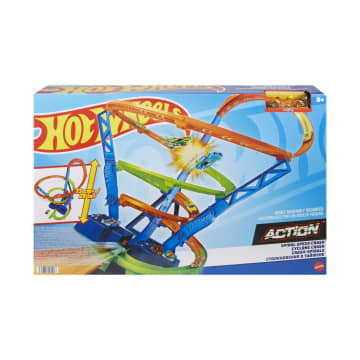 Hot Wheels Spiral Speed Crash Playset