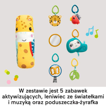 Fisher-Price® Mata edukacyjna 3 w 1 Las tropikalny