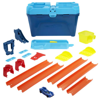 Hot Wheels Track Builder Unlimited Caja de acrobacias y choques