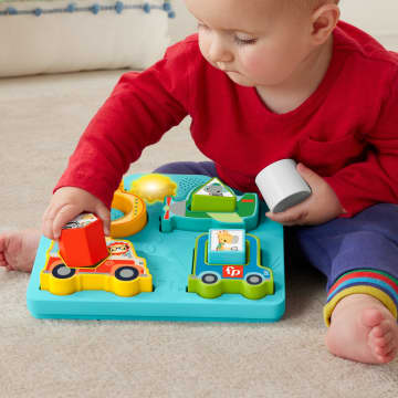 Fisher-Price Şekiller Ve Sesler Araç Bulmacası, Müzikli Ve Işıklı Bulmaca Ve Şekil Sıralama Oyuncağı - Image 2 of 6