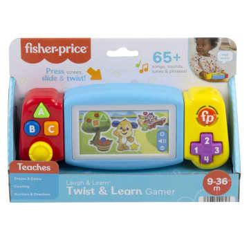 Fisher-Price „Ucz się i śmiej!” Konsola ABC Małego Gracza Edukacyjna zabawka w polskiej wersji językowej