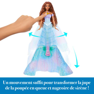 Disney La Petite Sirène - Poupée Ariel Transformable Humaine Et Sirène