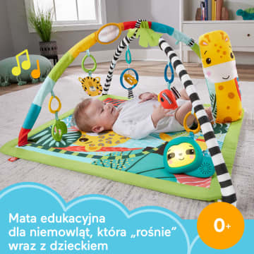 Fisher-Price® Mata edukacyjna 3 w 1 Las tropikalny