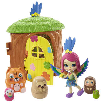 Набор игровой Enchantimals Домик-сюрприз Пикки Какаду