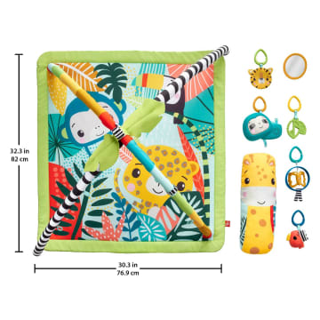 Fisher-Price® Mata edukacyjna 3 w 1 Las tropikalny