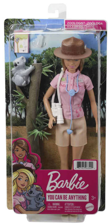 Кукла Barbie Зоолог с тематическими аксессуарами