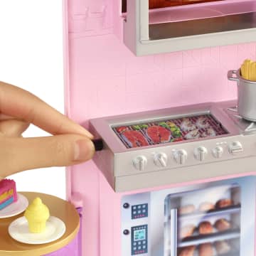 Barbie Cook 'n Grill Restaurant Muñeca y conjunto de juego