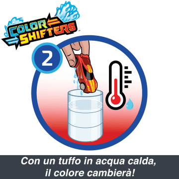 Hot Wheels Colour Reveal confezione da 2 veicoli con rivelazione del colore a sorpresa ed effetto cambia-colore