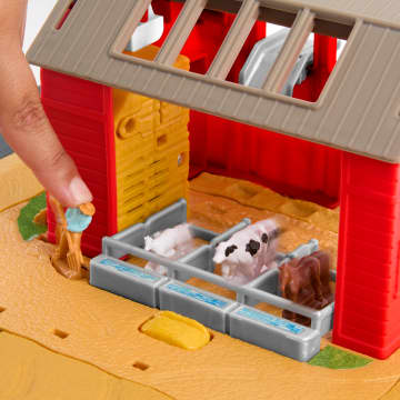 Matchbox Action Drivers Set De Juego Con Pistas Para Coches De Juguete Granja Con Cosechas - Imagen 4 de 6