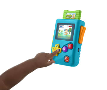 Fisher-Price Leerplezier Speeltje Voor Baby'S Kleine Gamer Doen-Alsof-Videospel Met Licht En Muziek, Meerdere Talen