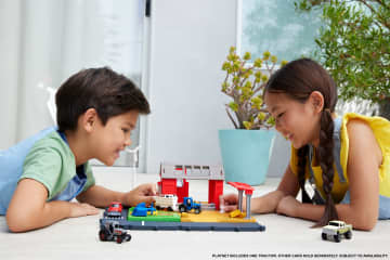 Matchbox Action Drivers Set De Juego Con Pistas Para Coches De Juguete Granja Con Cosechas