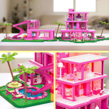Barbie Le Film - MEGA Barbie Coffret De Construction Maison De Rêve - Image 5 of 9