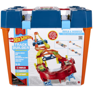 Hot Wheels Track Builder Unlimited Power Boost Box, baanset