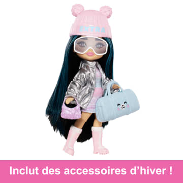 Barbie -Mini Barbie Extra Cool - Poupée voyage en tenue d’hiver