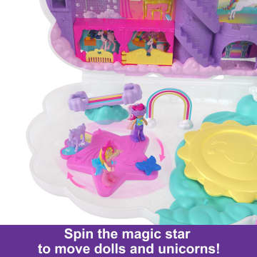 Polly Pocket Rainbow Unicorn Salon