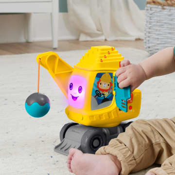 Farklı Dil Seçenekleri Ile Işıklar Eşliğinde Sesler Çalan Fisher-Price'Tan Eğitici Vinç Ve Aktivite Blokları - Image 3 of 4