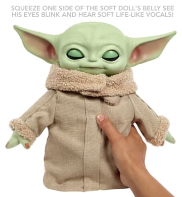 Star Wars Squeeze & Blink Grogu Feature Plush