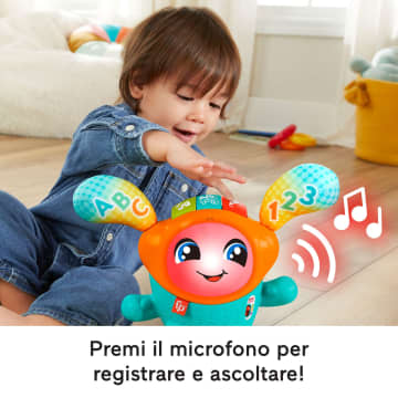 Fisher-Price Dj Nina Salterina, Edizione Multilingue, Giocattolo Didattico Con Musica, Luci E Azione Saltellante