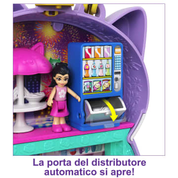 Polly Pocket Gattino Sushi Cofanetto, Playset Con 2 Bambole E 12 Accessori