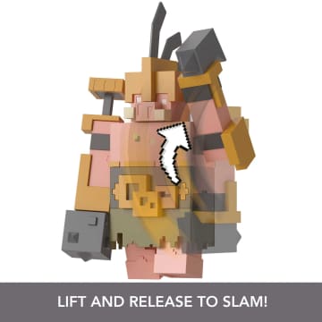 Minecraft Legends Portal Guard Action Figure, Attack Action and Accessory, 3.25-in Collectible Toy