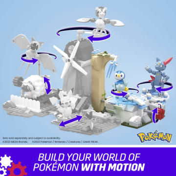 MEGA Pokémon Piplup and Sneasel's Snow Day