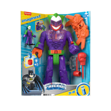 Imaginext Dc Super Friends Batman Collezione Giocattoli, Personaggi Insider E Robot Con Luci E Suoni