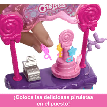 Barbie Stacie Al Rescate Muñeca Con Set De Juego Chelsea Tienda De Dulces