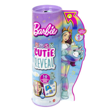 Barbie Cutie Reveal pop uit de Fantasie-serie met zacht eenhoornkostuum - Image 6 of 6