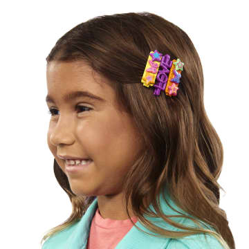 Busto Para Peinar Barbie Totally Hair Exclusivo, Barbie Con Pelo Ondulado, Castaño Y Multicolor