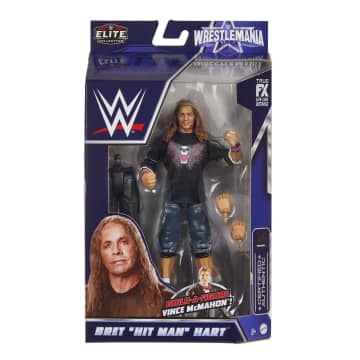 WWE WrestleMania Bret 'Hit Man' Hart Elite Collection Action Figure