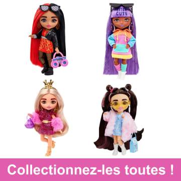 Barbie - Barbie Extra Minis - Poupée Brune - Poupée Mannequin  - 3 Ans Et +