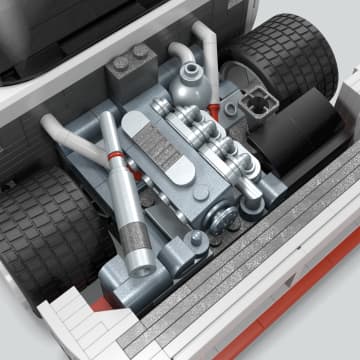 Mega-Hot Wheels-Audi 90 Quattro Imsa Gto, 973 Pièces À Construire - Imagen 5 de 6