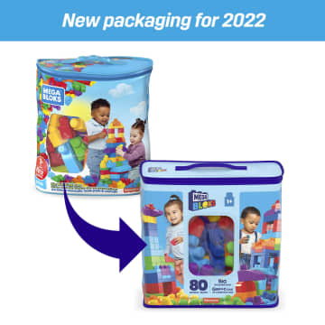 Mega Bloks – Grand Sac De Construction Avec 80 Briques