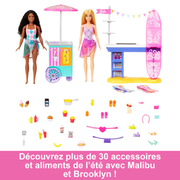 Barbie-Promenade En Bord De Mer-Coffret Avec Poupées Barbie - Image 3 of 6