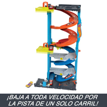 Hot Wheels City Torre de carreras transformable, conjunto de juego