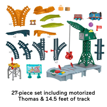 Fisher-Price Thomas & Friends Talking Cranky Delivery Train Set