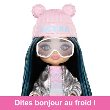 Barbie -Mini Barbie Extra Cool - Poupée voyage en tenue d’hiver