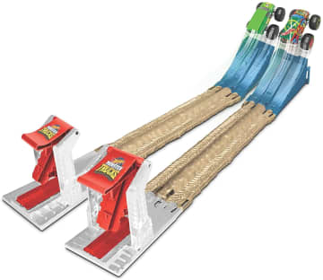 Hot Wheels Monster Trucks Double Destruction Playset