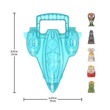 Fisher-Price DC League of Super-Pets Invisible Jet Case