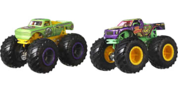Hot Wheels Monster Trucks 1:64 Die-Cast 2Er-Pack Sortiment